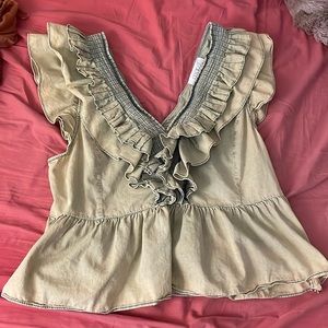 Ruffle Shirt Anthropologie